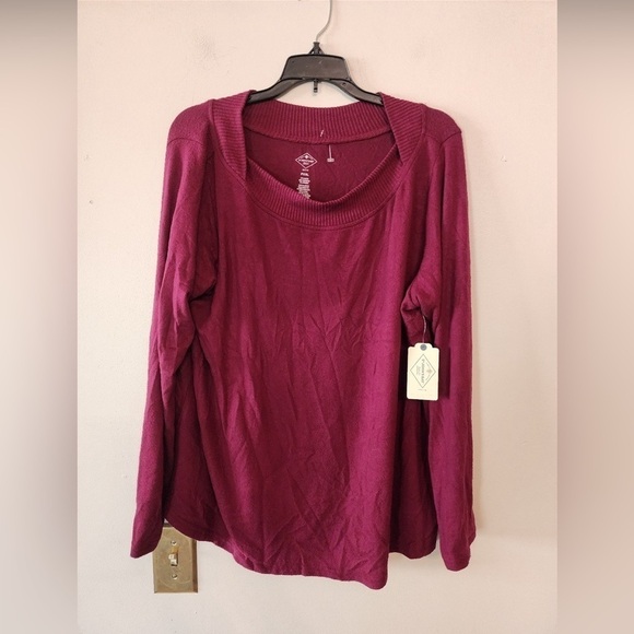 St. John's Bay Sweaters - St. Johns Bay purple sweater lightweight size xxl petite